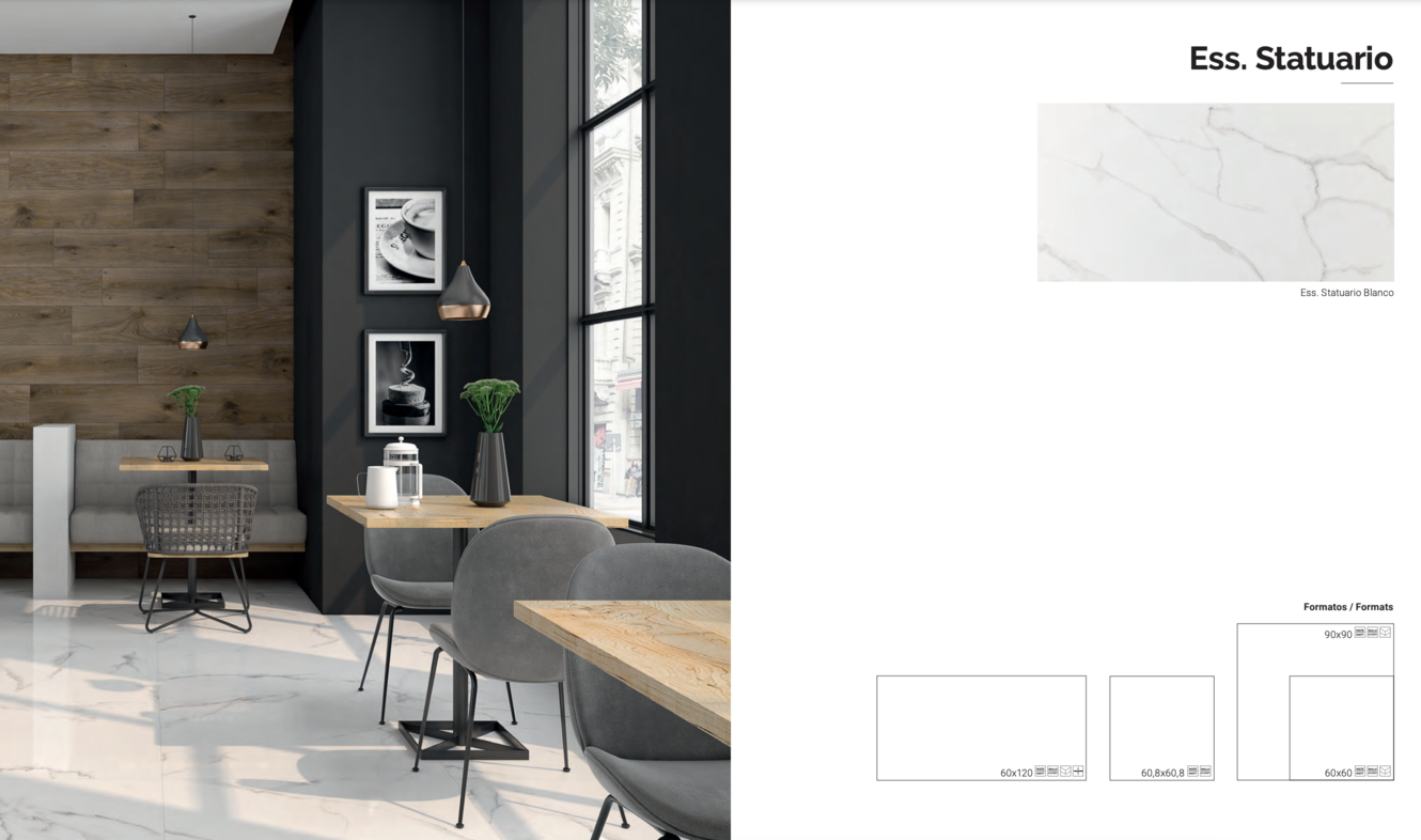 Gạch nhập khẩu cao cấp ESS.BR.STATUARIO 1 mã EBS98076